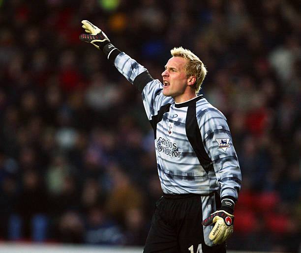 Southampton F.C. 2003/05 In-house with Antti Niemi 14 Nameset Goalkeeper Jersey