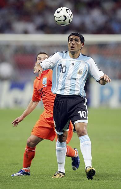 Argentina 2006 Adidas with Juan Roman Riquelme Nameset