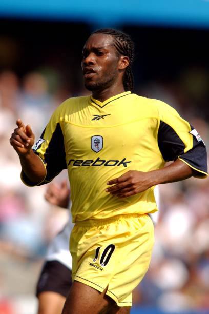 Bolton Wanderers 2002-04 Reebok with Jay-Jay Okocha 10 Nameset Football Jersey