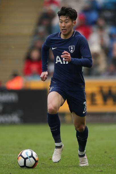 Tottenham Hotspurs 2017/18 Nike with Son Heung-min Nameset Football Jersey