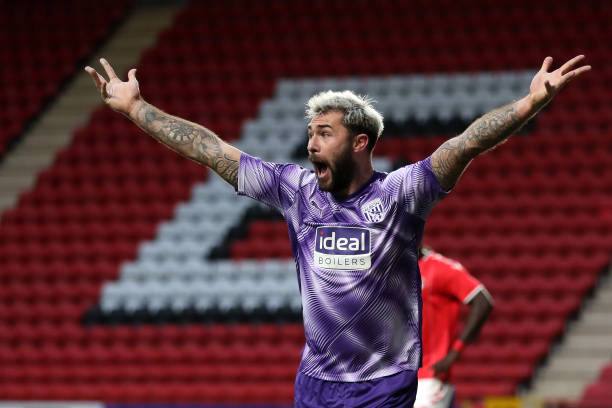 West Bromwich Albion 2019/20 Puma with Charlie Austin 15 Nameset Football Jersey