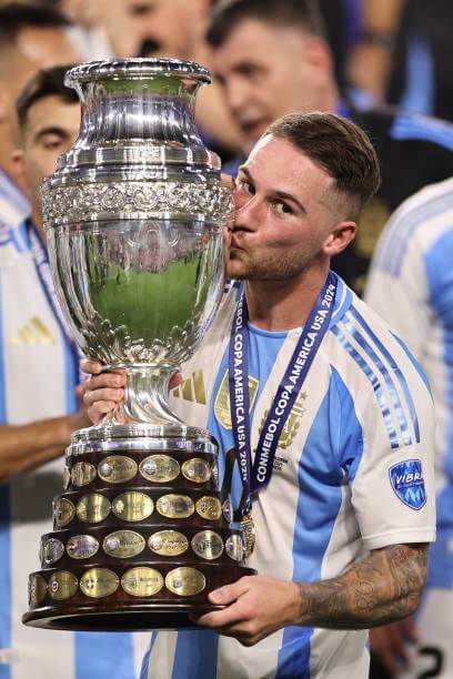 Argentina NT 2024 Adidas with Alexis Mac Allister 20 Nameset Football Jersey (BNWT) - Cult Fave Football Shirts