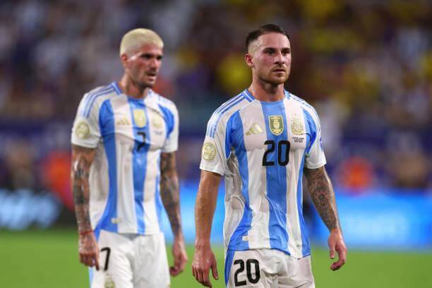 Argentina NT 2024 Adidas with Alexis Mac Allister 20 Nameset Football Jersey (BNWT) - Cult Fave Football Shirts