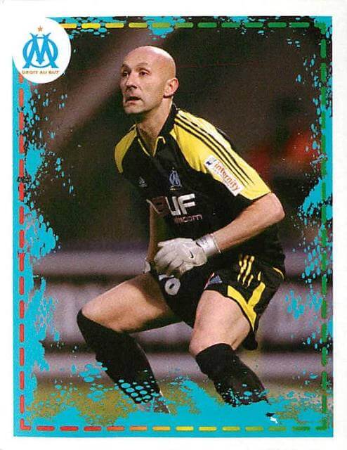 Olympique Marseille 2004/05 Adidas with Fabien Barthez 16 Nameset Football Jersey