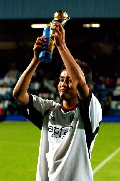 Fulham FC 2001/03 Adidas with Junichi Inamoto 6 Nameset Football Jersey