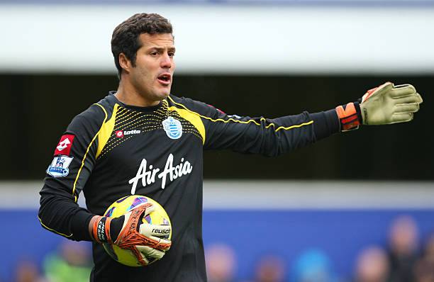 Queens' Park Rangers 2011/13 Lotto Goalkeeper with Julio Cesar 33 Football Jersey