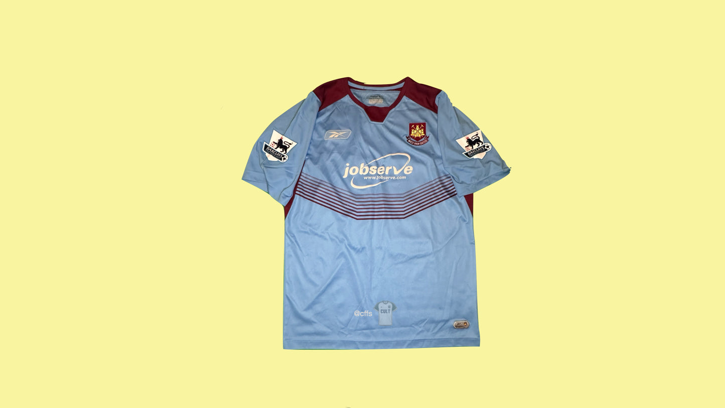 West Ham 2005/06 Reebok with Mark Noble 24 Nameset Vintage Football Jersey - Cult Fave Football Shirts