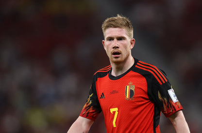 Belgium NT 2022 Adidas with Kevin De Bruyne 7 Nameset Football Jersey