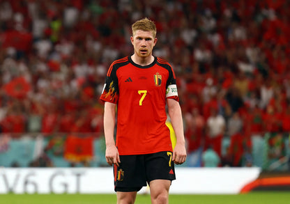 Belgium NT 2022 Adidas with Kevin De Bruyne 7 Nameset Football Jersey