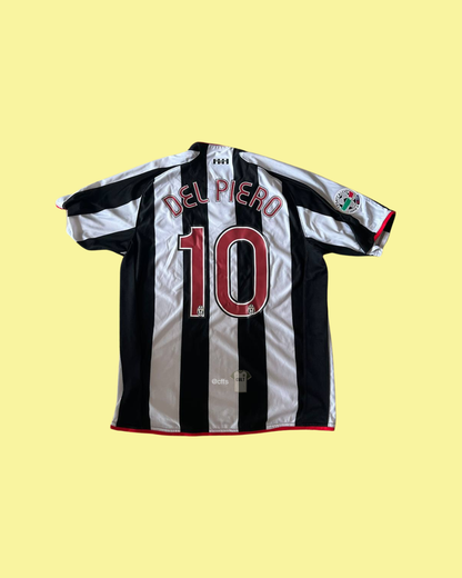 Juventus 2007/08 Nike Home Jersey with Del Piero Nameset - Cult Fave Football Shirts