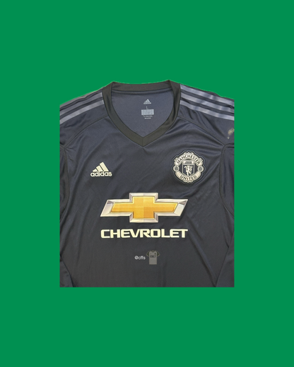 Manchester United 2017/18 Adidas with David De Gea 1 (BNWT) Nameset - Cult Fave Football Shirts