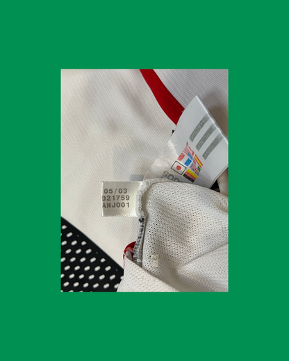 AC Milan 2003/04 Adidas with Kaká 22 Nameset - Cult Fave Football Shirts