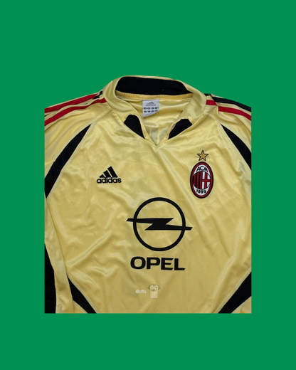 AC Milan 2004/05 Adidas with Dida 1 Nameset Goalkeeper Jersey - Cult Fave Football Shirts
