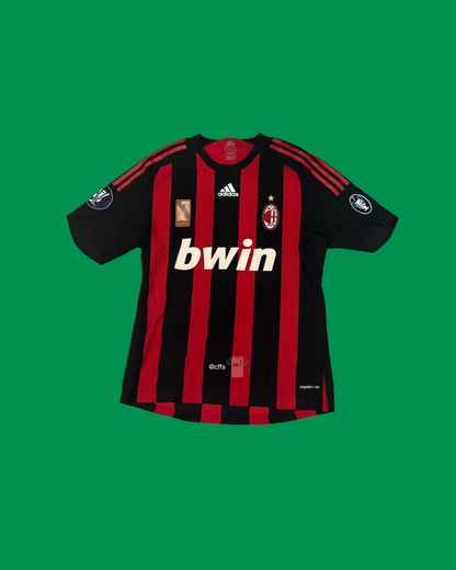 AC Milan 2008/09 Adidas with Andrea Pirlo 21 Nameset Football Jersey