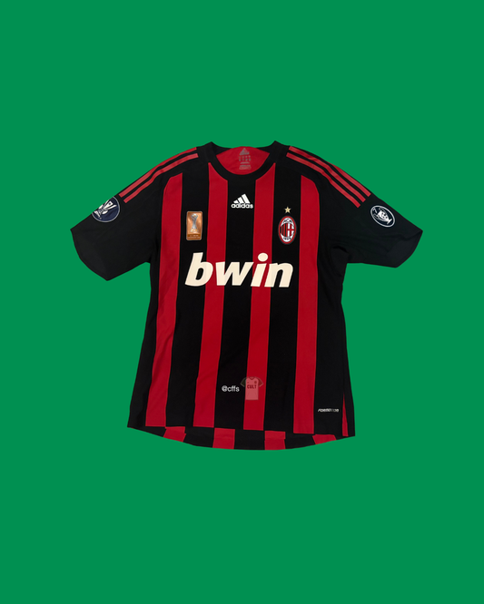 AC Milan 2008/09 Adidas with Andrea Pirlo 21 Nameset Football Jersey