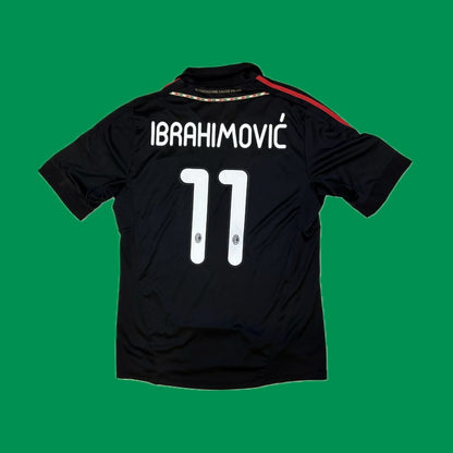 AC Milan 2011/12 Adidas with Zlatan Ibrahimović 11 Nameset - Cult Fave Football Shirts