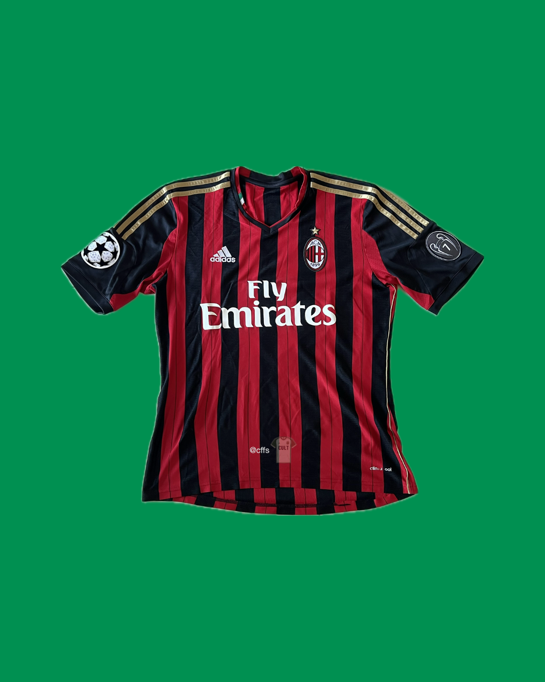 AC Milan 2013/14 Adidas with Kaka 22 Nameset Football Jersey