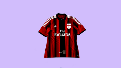 AC Milan 2014/15 Adidas Home Jersey - Cult Fave Football Shirts