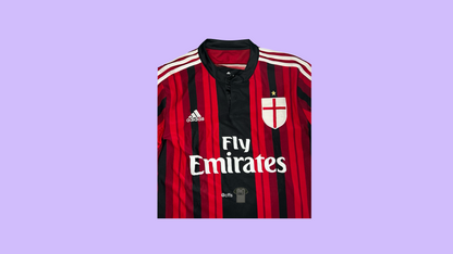 AC Milan 2014/15 Adidas Home Jersey - Cult Fave Football Shirts