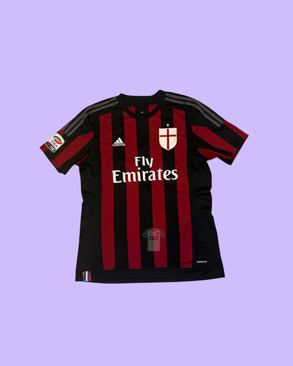 AC Milan 2015/16 Adidas with Keisuke Honda 10 Nameset Football Jersey