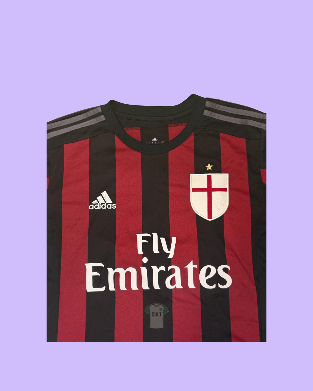 AC Milan 2015/16 Adidas with Keisuke Honda 10 Nameset Football Jersey
