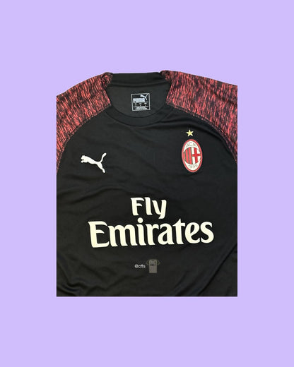 AC Milan 2018/19 Puma with Alessio Romagnoli 13 Nameset Football Jersey - Cult Fave Football Shirts