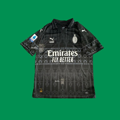 AC Milan 2023/2024 Puma / Pleasures with Rafael Leão 10 Nameset - Cult Fave Football Shirts