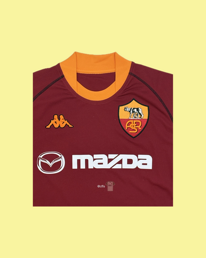 AS Roma 2002/03 Kappa with Francesco Totti 10 (BNWT) Nameset Football Jersey - Cult Fave Football Shirts