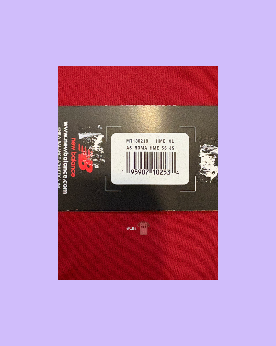 AS Roma 2021/22 New Balance with Nicolo Zaniolo 22 Nameset Football Jersey