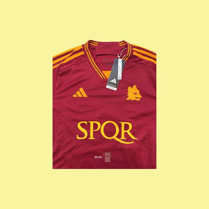 AS Roma 2023/24 Adidas with Paulo Dybala 21 Home Jersey - Cult Fave Football Shirts
