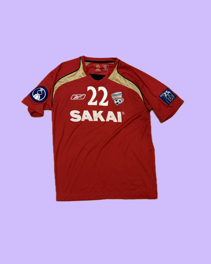 Adelaide United 2008/09 Reebok with Diego 22 Nameset Football Jersey - Cult Fave Football Shirts