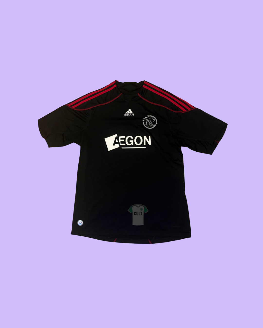 Ajax Amsterdam 2009/10 Adidas with Luis Suarez 16 Nameset Football Jersey