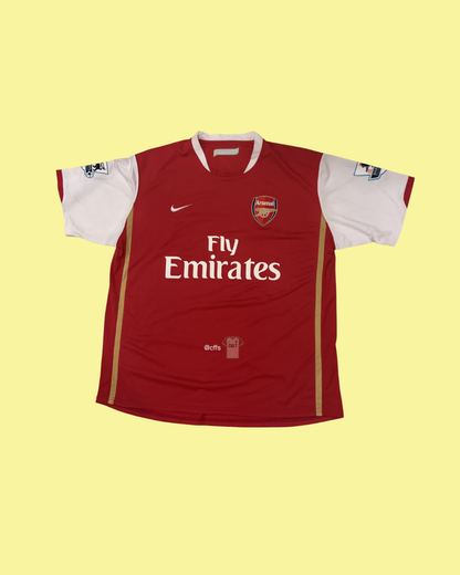 Arsenal 2006/07 Nike with Gilberto Silva 19 Nameset Football Jersey