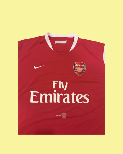 Arsenal 2006/07 Nike with Gilberto Silva 19 Nameset Football Jersey