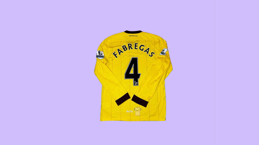Arsenal 2010/11 Nike with Cesc Fàbregas 4 Nameset Vintage Football Jersey - Cult Fave Football Shirts