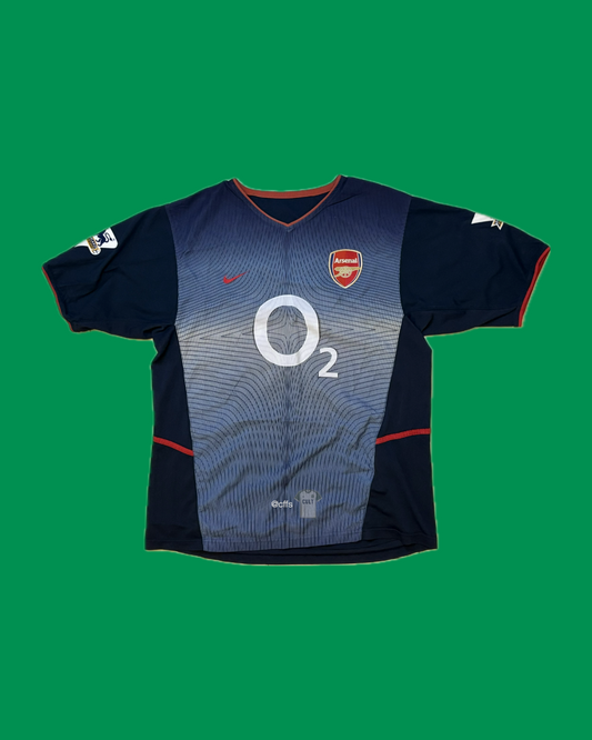Arsenal FC 2002-04 Nike with Thierry Henry 14 Nameset Football Jersey