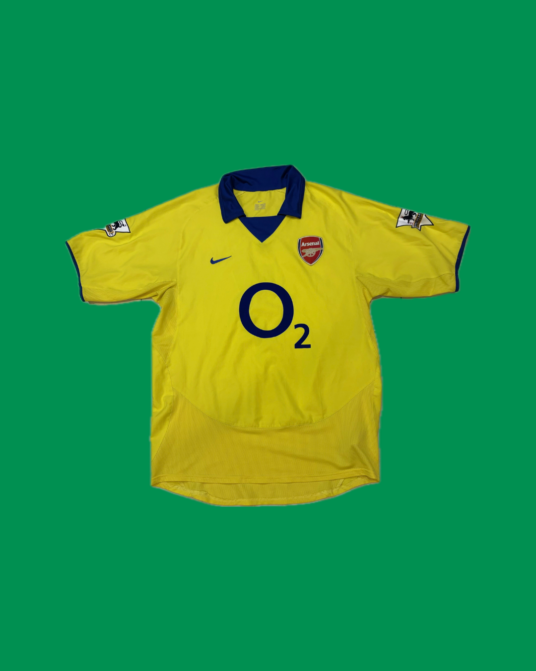 Arsenal FC 2003/04 Nike with Robert Pires 7 Nameset Football Jersey - Cult Fave Football Shirts