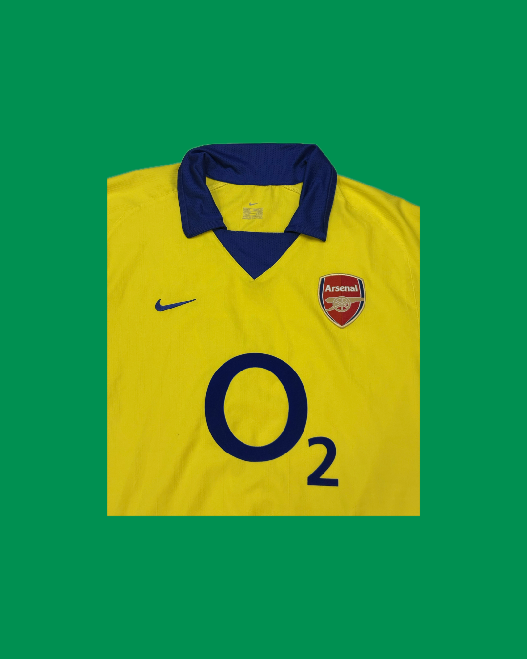 Arsenal FC 2003/04 Nike with Robert Pires 7 Nameset Football Jersey - Cult Fave Football Shirts