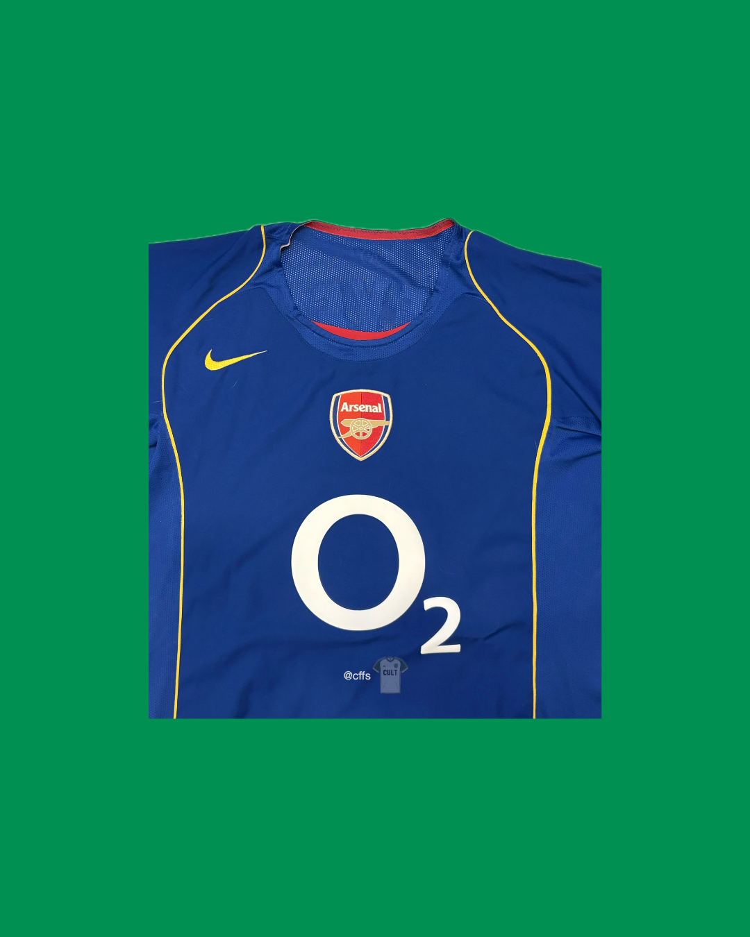 Arsenal FC 2004/05 Nike Away Jose Antonio Reyes 9 Nameset Football Jersey - Cult Fave Football Shirts