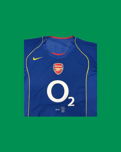 Arsenal FC 2004/05 Nike Away Jose Antonio Reyes 9 Nameset Football Jersey - Cult Fave Football Shirts