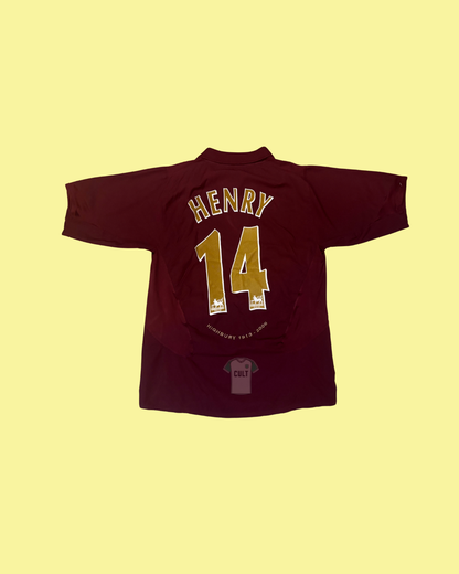 Arsenal FC 2005/06 Nike with Thierry Henry 14 Nameset Football Jersey