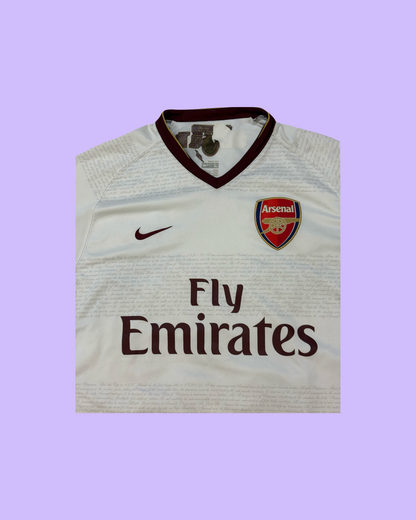 Arsenal FC 2007/08 Nike with Theo Walcott 32 Nameset Football Jersey - Cult Fave Football Shirts
