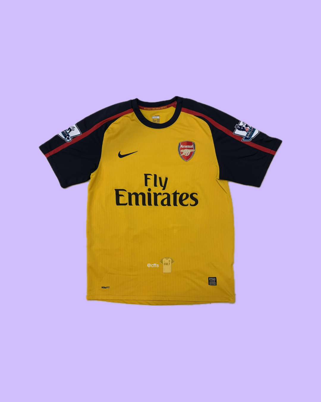 Arsenal FC 2008/09 Nike with Andrey Arshavin 23 Nameset Football Jersey