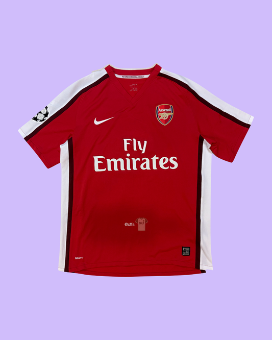 Arsenal FC 2008/10 Nike with Cesc Fabregas Nameset Football Jersey