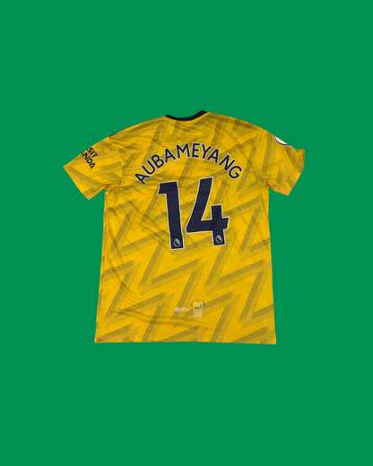 Arsenal FC 2019/20 Adidas with Pierre-Emerick Aubameyang 14 Nameset Football Jersey