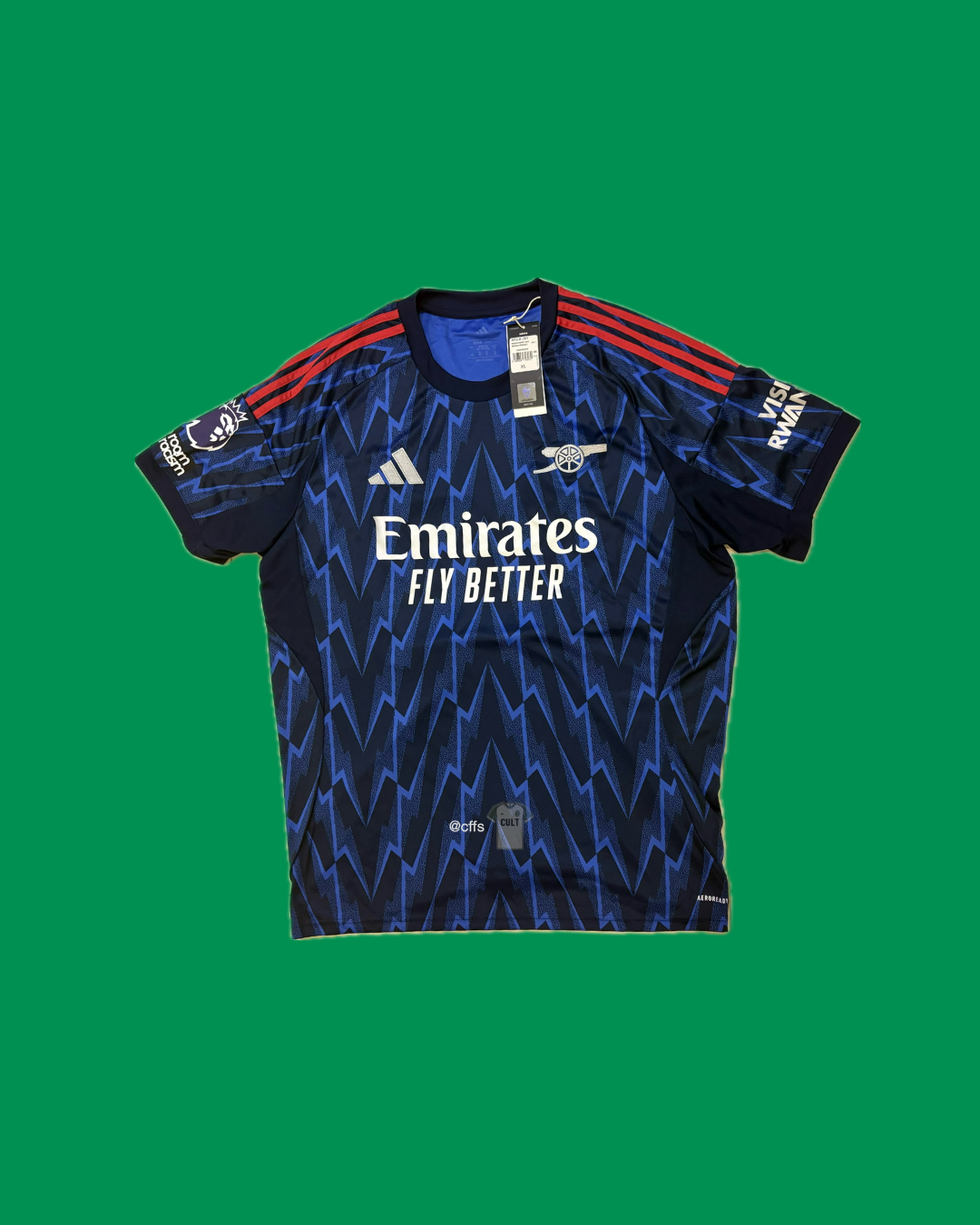 Arsenal 2025/26 Adidas Jersey Declan Rice 41 BNWT – Cult Fave