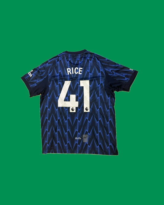 Arsenal FC 2025/26 Adidas with Declan Rice 41 Nameset Football Jersey