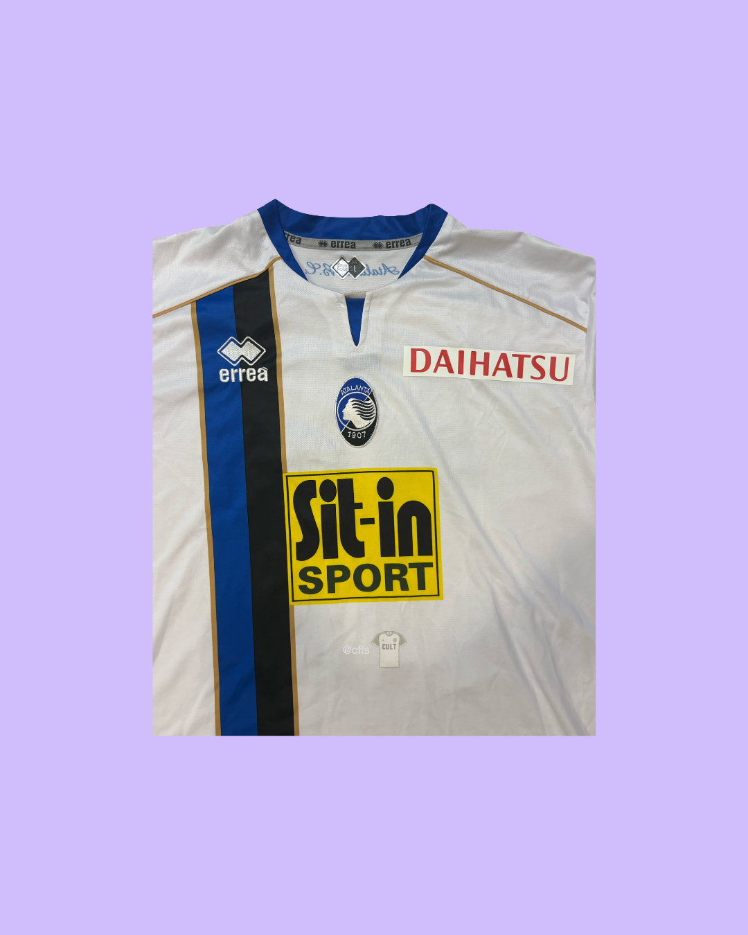 Atalanta BC Errea with Christian Vieri Nameset Football Jersey