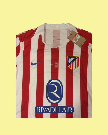 Atletico Madrid 2025/26 Nike with Antoine Griezmann 7 Nameset Football Jersey