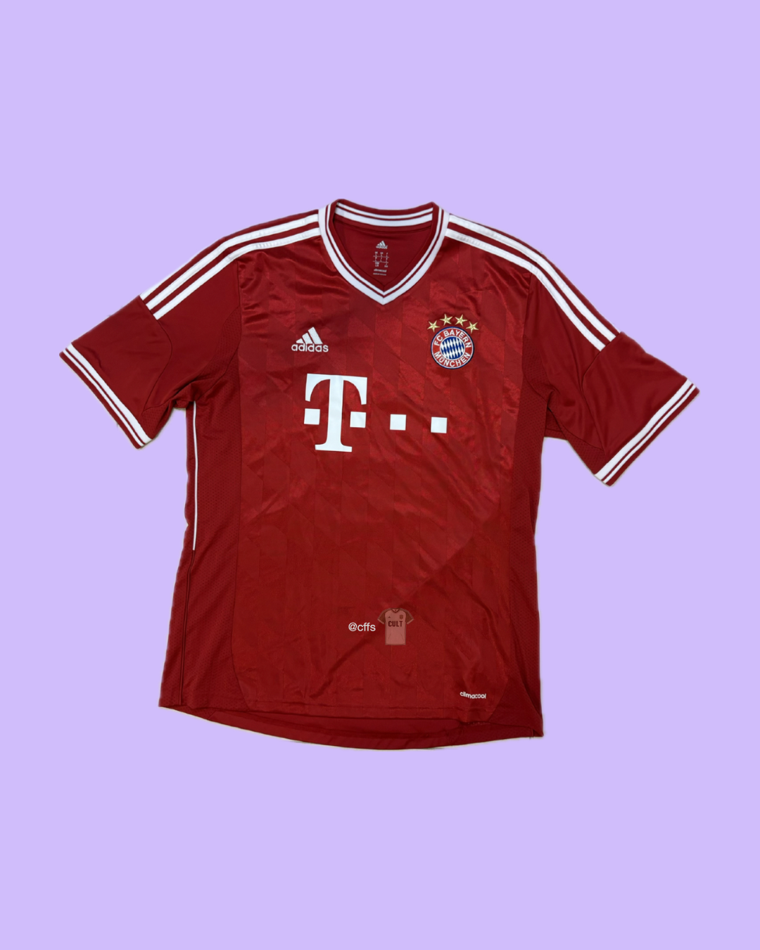 Bayern Munich 2013/14 Adidas with David Alaba 27 Nameset Football Jersey - Cult Fave Football Shirts